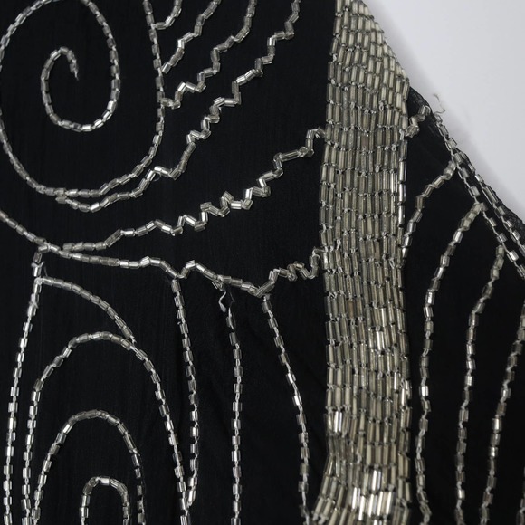 Vintage French Silk Embroidered Kimono | St Honore - Picture 6 of 8